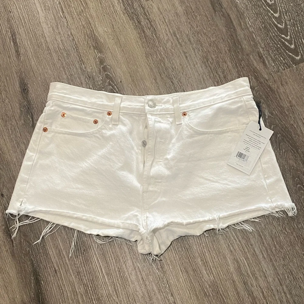 RE/DONE x Revolve Indigo The Short Shorts Size 30